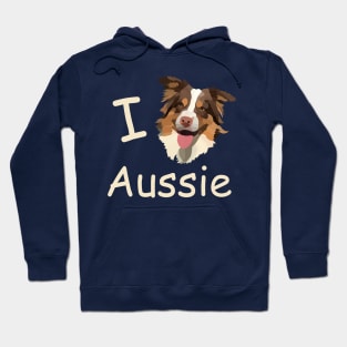 I Love Aussie Hoodie